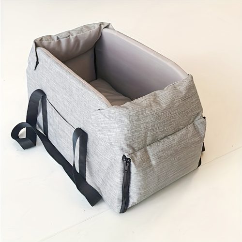Dog And Cat Pet Car Seats And Pet Backpacks, Pet Travel Bags, Dog Booster Seats And Car Seats, Portable Center Console Small Dog Cat Seats with Pet Safety Leash, Dog Shoulder Bag | Dog Backpack, Portable Shoulder Strap Travel Portable Bag