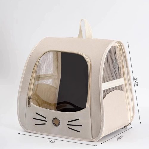 Pet Backpack with Padded Set, Breathable Cat and Dog Travel Bag Combo, Portable Pet Carrier Bag with Mesh Window, Ideal for Outdoor, Hiking, and Daily Walks